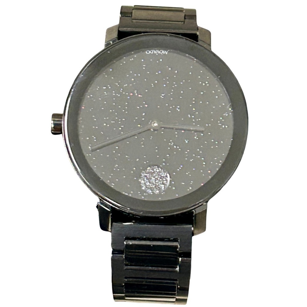 Movado Bold Crystal Galaxy Watch – Black Stainless Steel